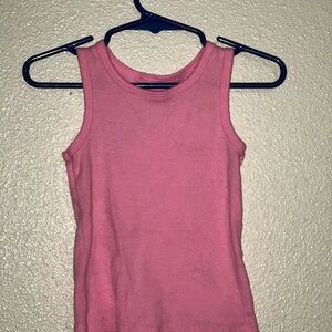 Pink Sleeveless Tank Top